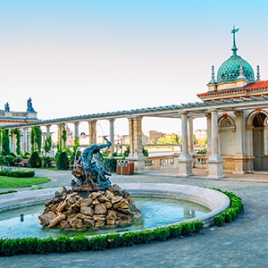 Budapest Várkert Bazar castle garden